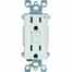 Leviton 7599-KW 15a Pro Gfci Less Plate Turkey
