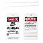 Brady 50198 B851 575hx3 Bk/rd/wh L/o Rev#b  25/pk Turkey