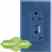 Leviton T8380-GY 20a Tr Hg Surge Recpt Turkey