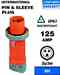 Leviton 3125P-6W Intl 125a Pn&sl Plug Turkey