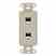 Leviton 40644-T Dec Insert 2 6p4c La Turkey