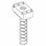 Cooper B-line N7224ZN(1 / 4) Cooper B-Line  N7224ZN(1/4) Spring Nut Turkey