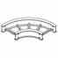 Cooper B-line 6A3690HB24 Cooper B-Line  Cable Tray 90° Horizontal Bend Turkey