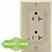 Leviton T5380-E 20a Tr Surge Recpt Turkey