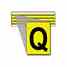Brady 3400-Q 34 Series Number & Letter Card Turkey