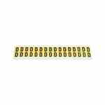 Brady 3420-D 34 Series Number & Letter Card