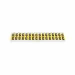 Brady 3420-G 34 Series Number & Letter Card