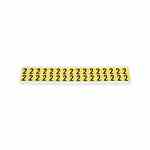 Brady 3420-2 34 Series Number & Letter Card Turkey