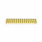Brady 3420-7 34 Series Number & Letter Card