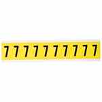 Brady 3430-7 34 Series Number & Letter Card