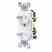 Leviton 5224 15 Amp Duplex Combination Switch Turkey