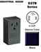 Leviton 5378 50 Amp Surface Mount Receptacle Turkey