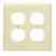 Leviton 80716-I Duplex Wallplate Turkey