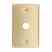 Leviton 81017 Phone/Cable Wallplate Turkey