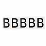 Brady 9714-B 97 Series Number & Letter Card