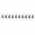 Brady 9713-4 97 Series Number & Letter Card