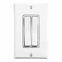 Leviton WSS0SD9W Dual Rocker Turkey
