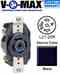 Leviton 2510 Locking Single Receptacle