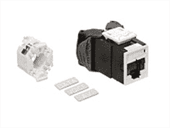 Leviton 61UJKSW6 CAT 6 Jack w/ Shutter