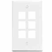 Leviton 41080-6WP Wallplate