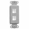 Leviton 41642-GY Multimedia Deora Insert