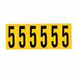 Brady 1550-5 15 Series Number & Letter Card