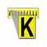 Brady 1530-K 15 Series Number & Letter Card