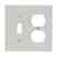 Leviton 87005 Combo Wallplate Turkey