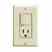 Leviton 5625-GY 15 Amp Duplex Combination Switch