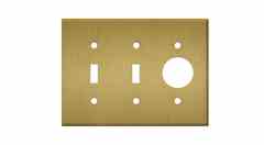 Leviton 84088-40 Combo Wallplate Turkey