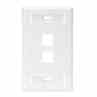Leviton 42080-2WS Quickport Wallplate