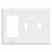 Leviton 80745-W Comb Wallplate Turkey