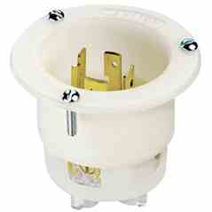 Leviton 7408-C #2cd Flanged Inlet Turkey