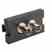 Leviton 41291-2TE Adpt 1dplx St Phos Blk