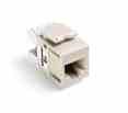 Leviton 61110-RT6 Light Almond Cat 6 QuickPort Snap