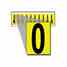 Brady 1534-0 15 Series Number & Letter Card Turkey
