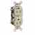 Leviton M8200-I Hospital Grade Duplex Modular Receptacle