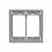Leviton 41290-DMG W/plt D/g Bz Mod Mm Gry