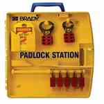 Brady 105928 Padlock Stn W/ 5 Safety Padlocks Turkey