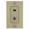 Leviton 40159-I Decora Telephon/Video Wall Jack Assembly Turkey