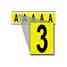 Brady 1560-3 15 Series Number & Letter Card Turkey