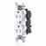 Leviton MT563-SGY Lev Lok 20a Tr Duplx Turkey