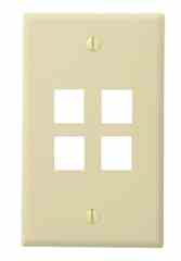 Leviton 45080-4IP Wallplate