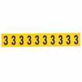 Brady 1530-3 15 Series Number & Letter Card
