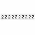 Brady 9713-2 97 Series Number & Letter Card