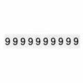 Brady 9713-9 97 Series Number & Letter Card