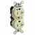 Leviton 8300-IGW Hospital Grade Isolated Ground Duplex Receptacle