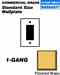 Leviton 81401-PB 1G