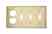 Leviton 80743-I Comb Wallplate