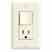 Leviton 5645-E Decora Combo
